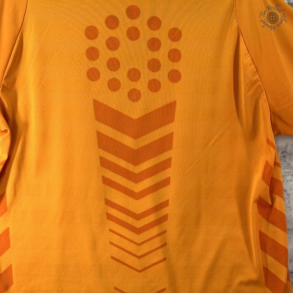 Puma Sport Lifestyle Short Sleeve Golf Polo Shirt Orange Stripe Logo - Men's XL‎ - Picture 9 of 12